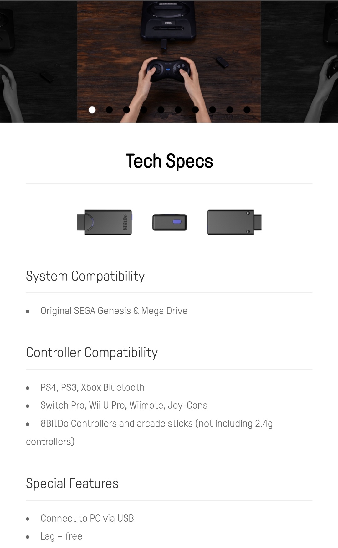 8Bitdo M30 Receiver Belchine 3