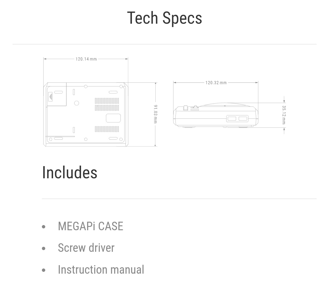 Retroflag MegaPi Case Belchine