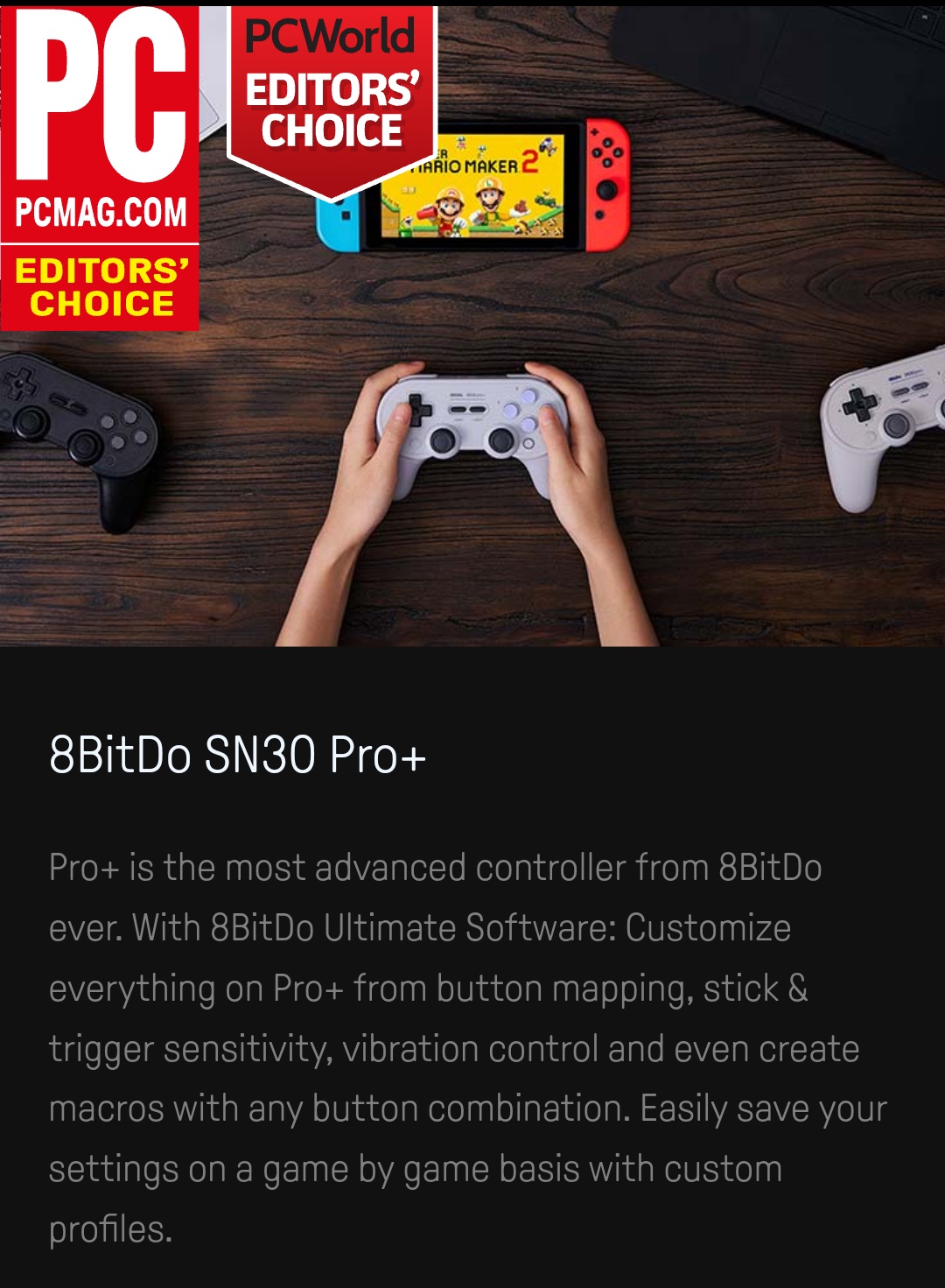 8Bitdo -  Sn30 Pro + -  Belchine 1