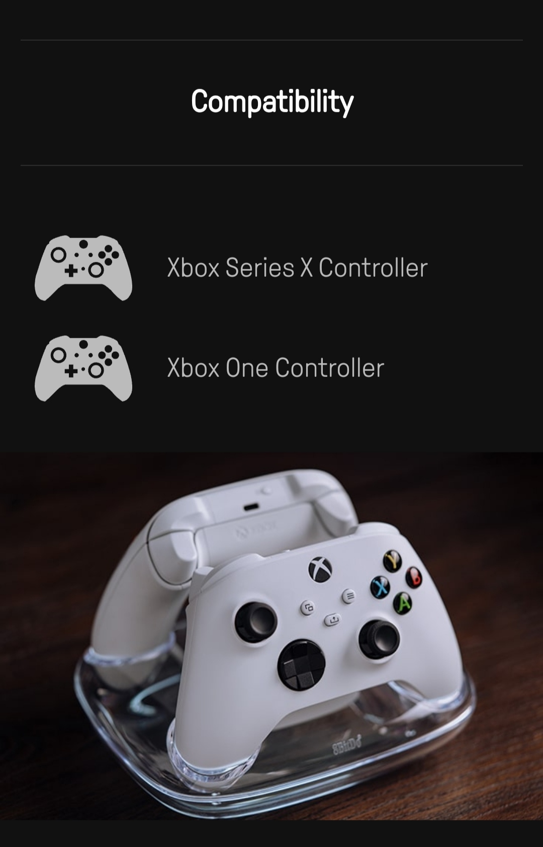 8Bitdo Dual Charging Dock - Xbox-Belchine-3