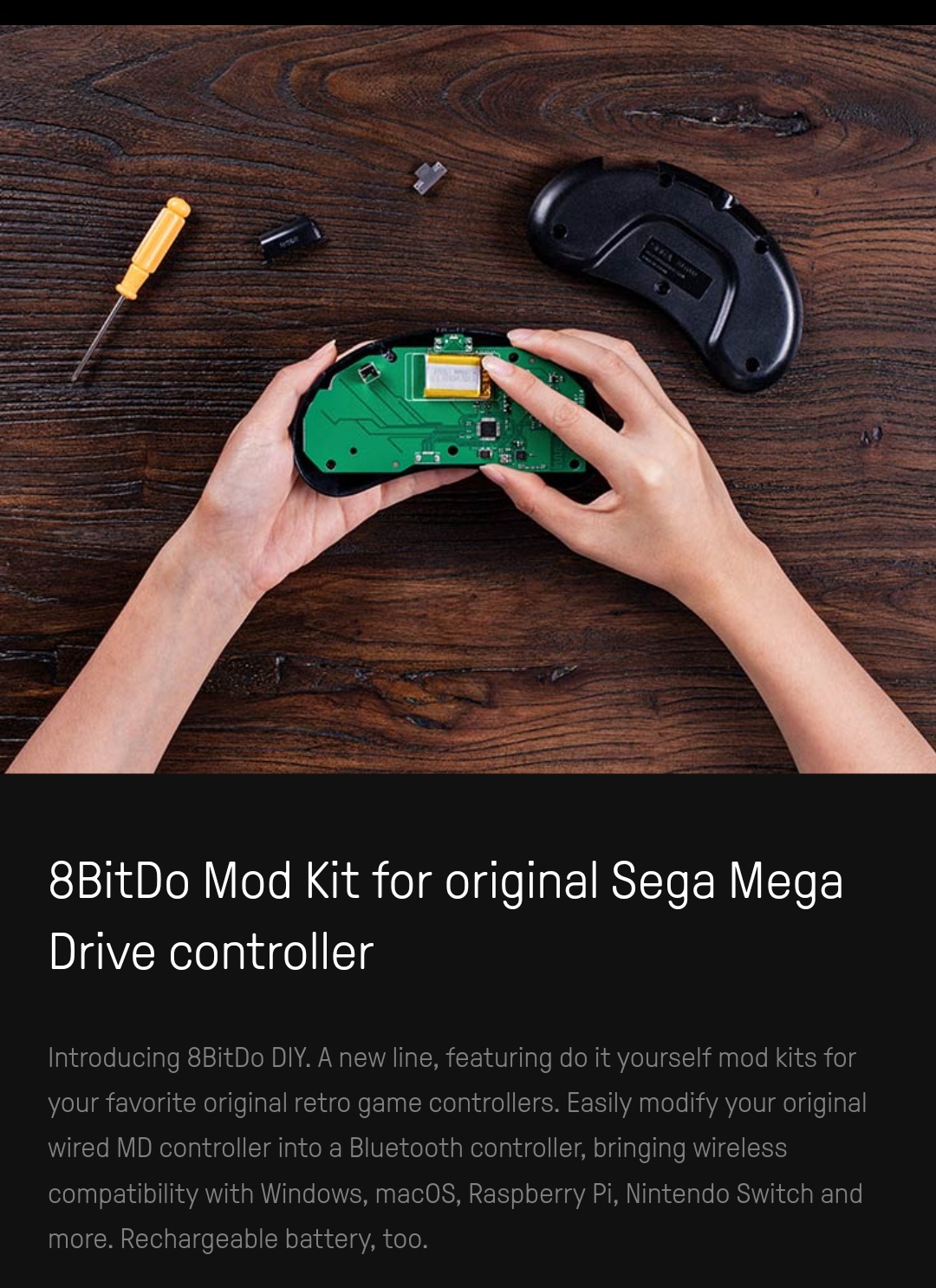 8Bitdo - Diy - Mod kit - Sega Megadrive - Belchine - 1