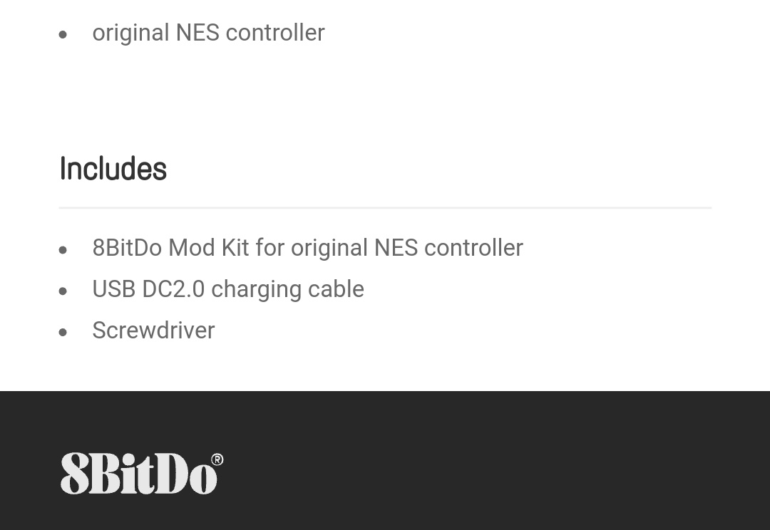 8Bitdo - Mod Kit Nes - Belchine 8
